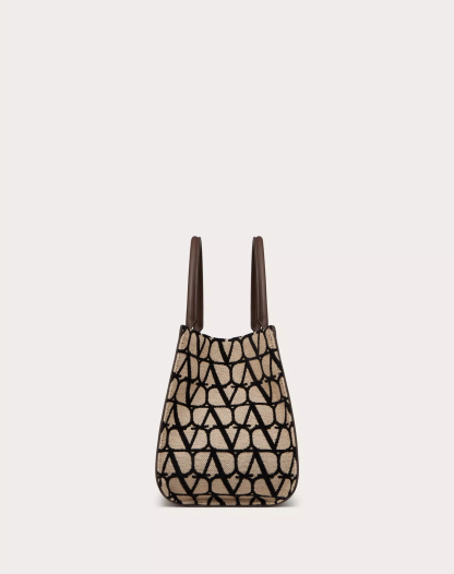MEDIUM VLOGO SIGNATURE TOILE ICONOGRAPHE HANDBAG